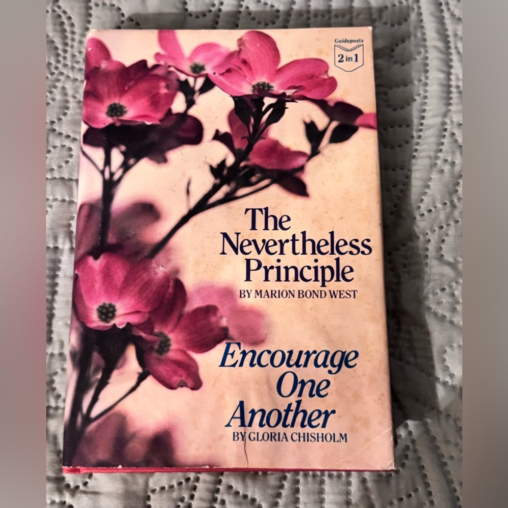 The Nevertheless Principle Book with Pink Floral Cover